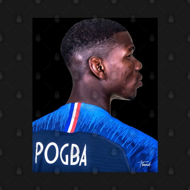 PAUL POGBA / PORTRAIT PAINT by Jey13