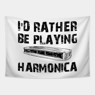 Harmonica - I'd rather be playing Harmonica Tapestry