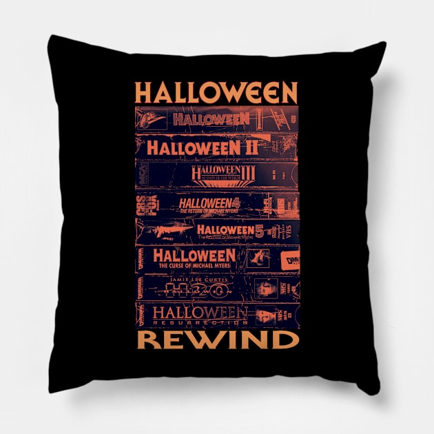 Halloween Rewind Pillow by The Dark Vestiary