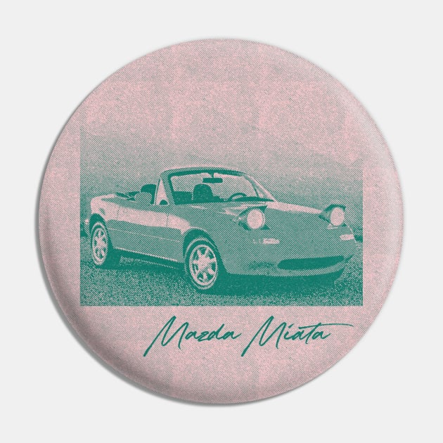 Mazda Miata / 90s Style Aesthetic Art Print Pin by unknown_pleasures