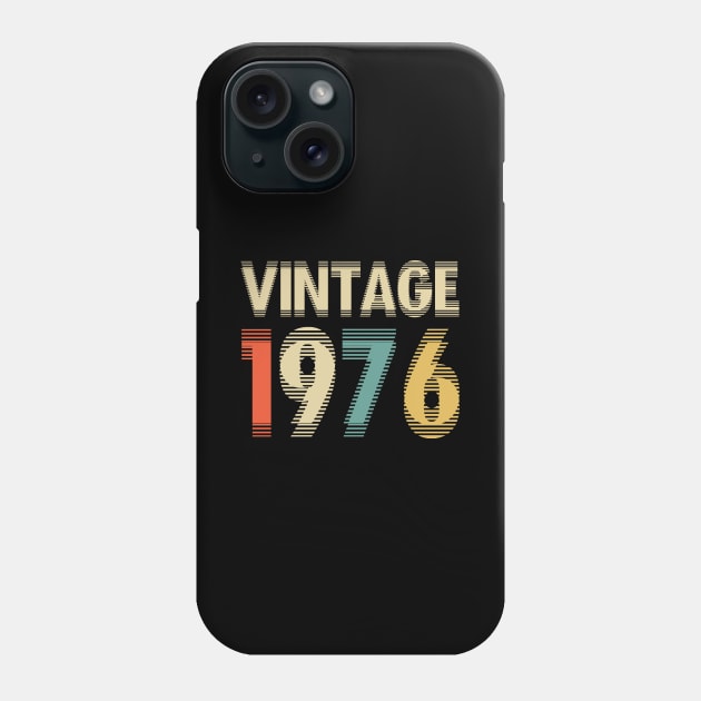 Vintage 1976 Phone Case by DEWArt