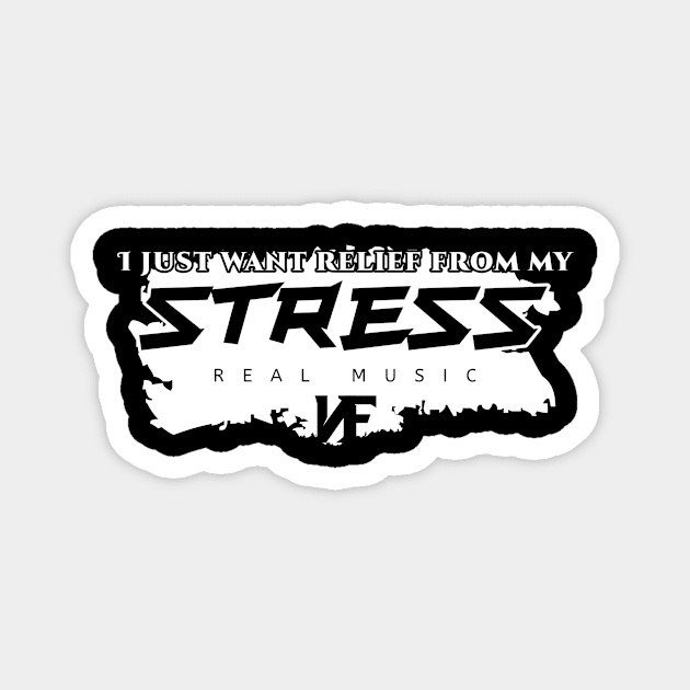 NF My Stress Lyrics Magnet by Lottz_Design 