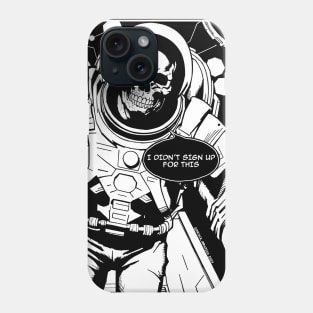 Bad Day - Skeleton Astronaut Phone Case