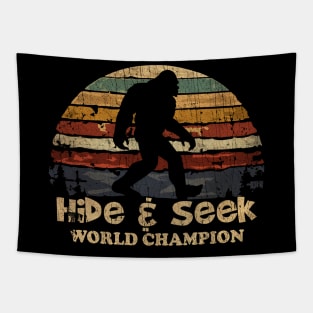 VINTAGE NEW COLOR HIDE AND SEEK WORLD CHAMPION Tapestry