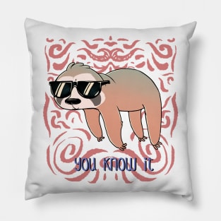 Lazy Sloth Pillow