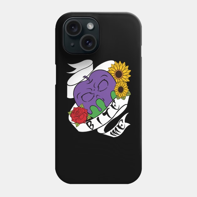 Bite Me Poisoned Apple Phone Case by Twisted Teeze 