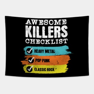 Awesome killers checklist Tapestry