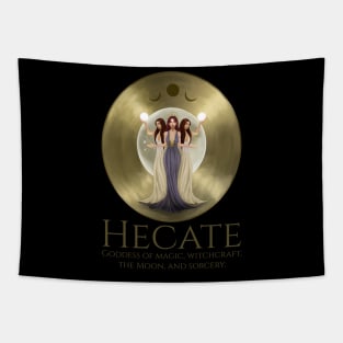 Hecate - Goddess Of Magic, Witchcraft, The Moon, And Sorcery - Ancient Greek Mythology Tapestry