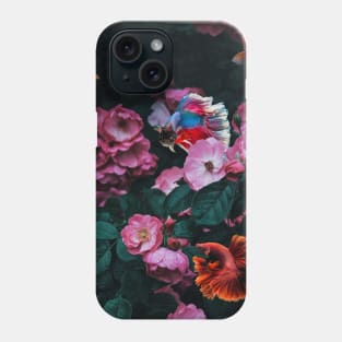 ROSE WITH FISH Phone Case