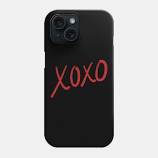 XOXO, brush stroke Phone Case