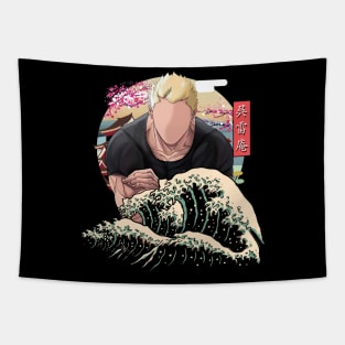 Karate vs. Niko Style Kengan Showdown Tee Tapestry