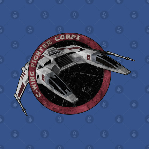 Discover C - WING FIGHTER CORPS - Star Wars - T-Shirt