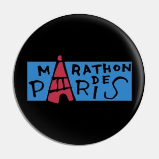 Marathon De Paris Pin