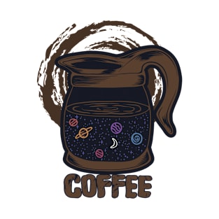 Galaxy Coffee Pot T-Shirt