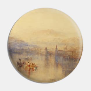 Lucerne from the Lake by J.M.W. Turner Pin