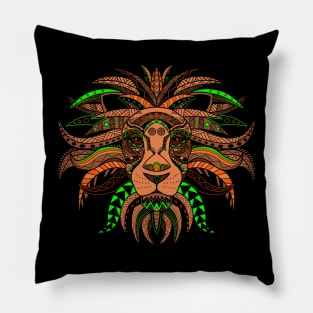 Lion Ornate Pillow