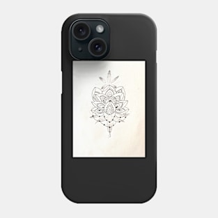 lotus mandala Phone Case