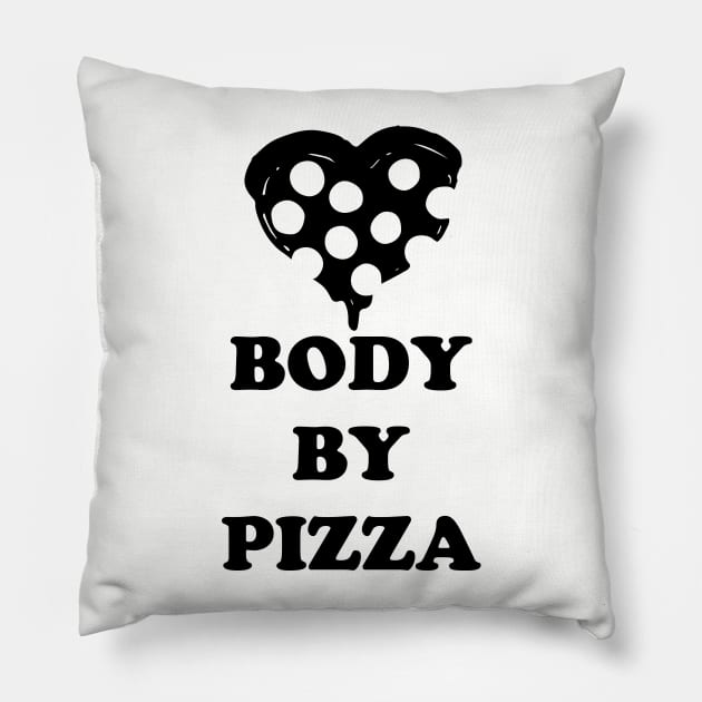 Body By Pizza Pillow by slice_of_pizzo