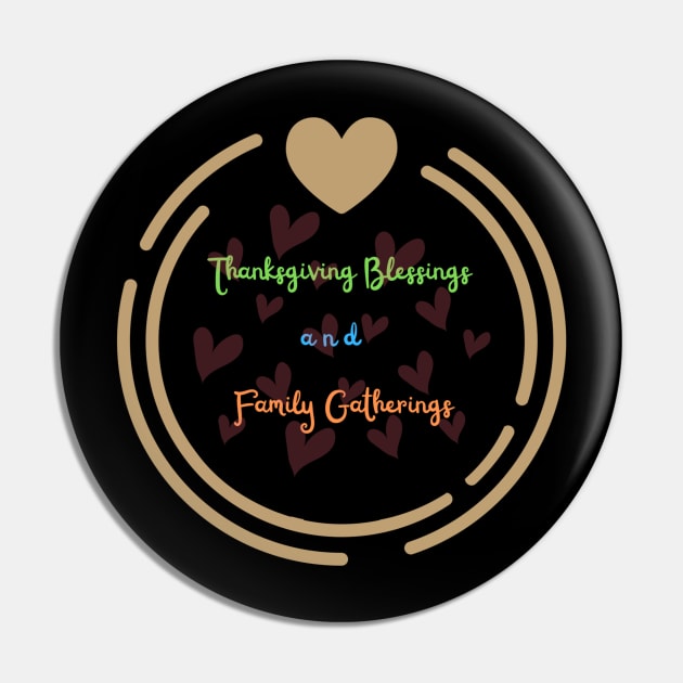 Thanksgiving Blessings and Family Gatherings Pin by HALLSHOP