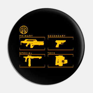 USCM Loadout - amber CRT Pin