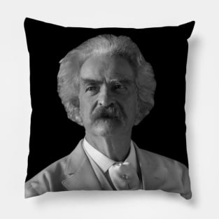 Mark Twain Portrait Pillow