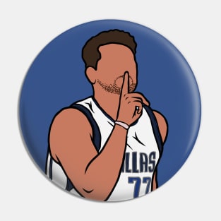 Luka Doncic "Shhh" Celebration Pin