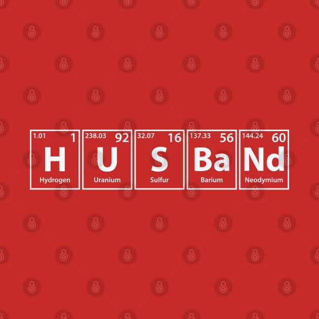 Husband (H-U-S-Ba-Nd) Periodic Elements Spelling by cerebrands