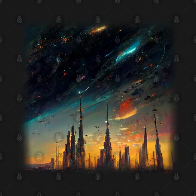 Space City Artwork by maxdax