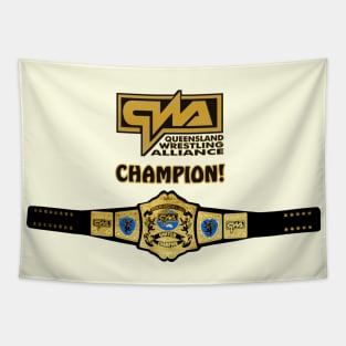 QWA Champion Belt Tapestry