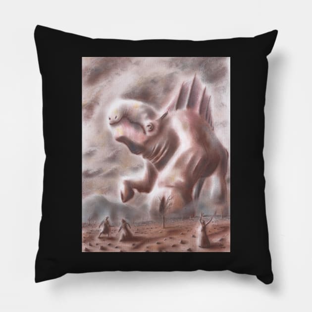 Behemoth Pillow by EderArt