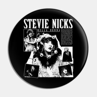 Stevie Nicks Vintage Rock Music 2023 Tour Live in Concert Pin