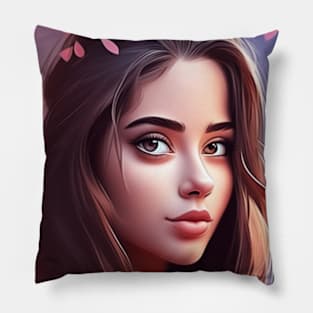 A lovely girl Pillow