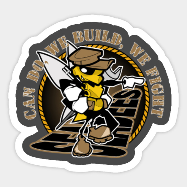 Us Navy Seabees Navy Seabee Sticker Teepublic