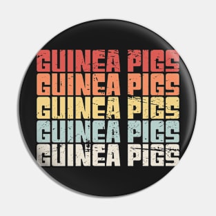 Retro Vintage GUINEA PIGS Pin