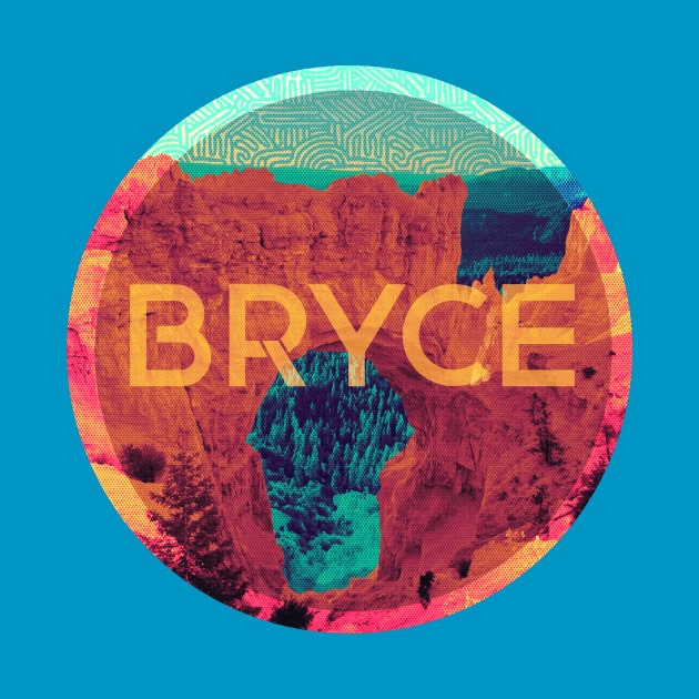 Bryce Canyon National Park Viewpoint Logo by SABREart