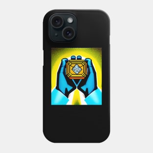 Unbreakable Resolve: Embrace the Power of Diamond Hands! Phone Case