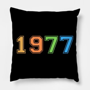 Retro 1977 Pillow