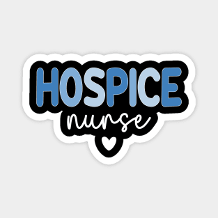 Retro Hospice Nurse Print For Nursing Student Hospice Nurse Magnet