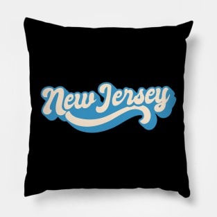 New Jersey Retro Pillow