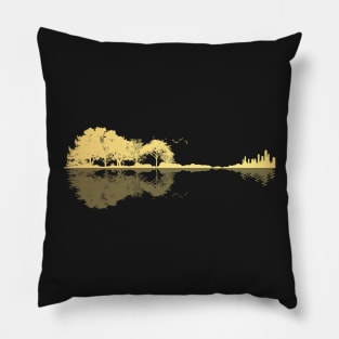 GOLDEN Nature Guitar Pillow