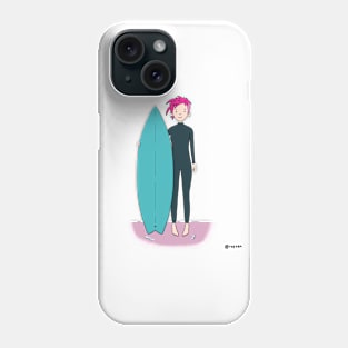 Surfer Girl (no background) Phone Case