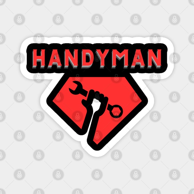 Handyman Magnet by Aphro art design 