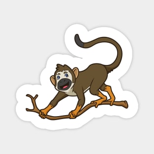 Kawaii squirrel monkey Magnet