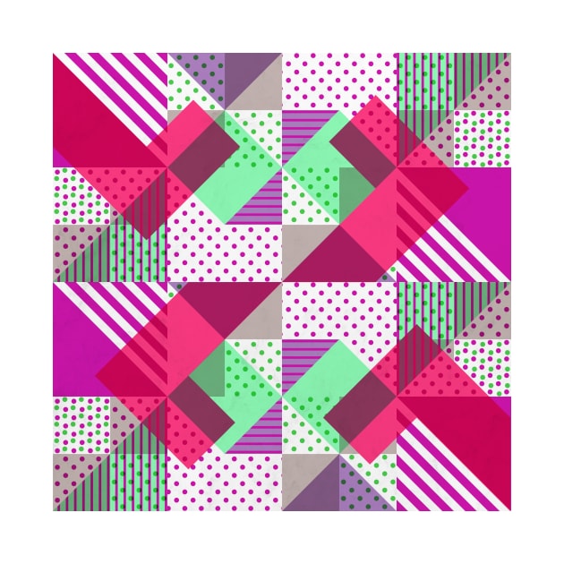 Geometric Polka Dots Petit Pois Neon by Tobe_Fonseca