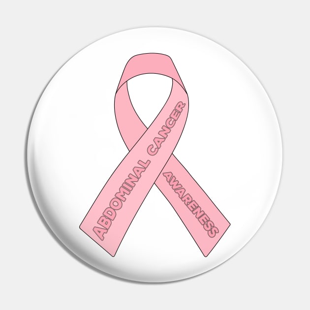 Abdominal Cancer Awareness Pin by DiegoCarvalho