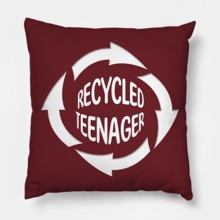 Cute RECYCLED TEENAGER Pillow