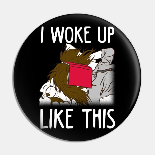 Funny Book Lover Gift Pin by KsuAnn