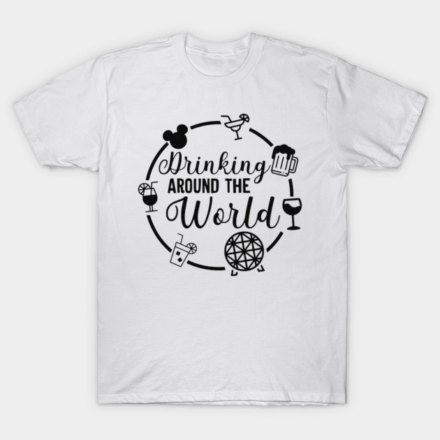drinking around the world epcot shirt