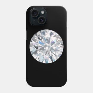 Diamond Gemstone Watercolour Painting Phone Case