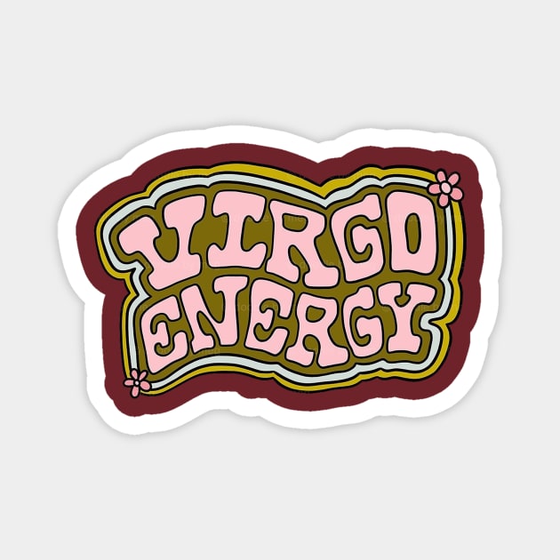 Virgo energy Magnet by Doodle byMeg